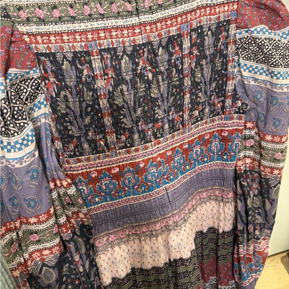 SEA Brooke Long sleeve multi color dress - Picture 8 of 9